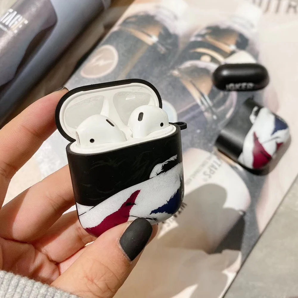 Для Airpods Pro Чехол Смешной клоун Джокер Bluetooth наушники для Iphone Airpods 1/2/3 гарнитура Защитная крышка с одной главной балкой с крючком