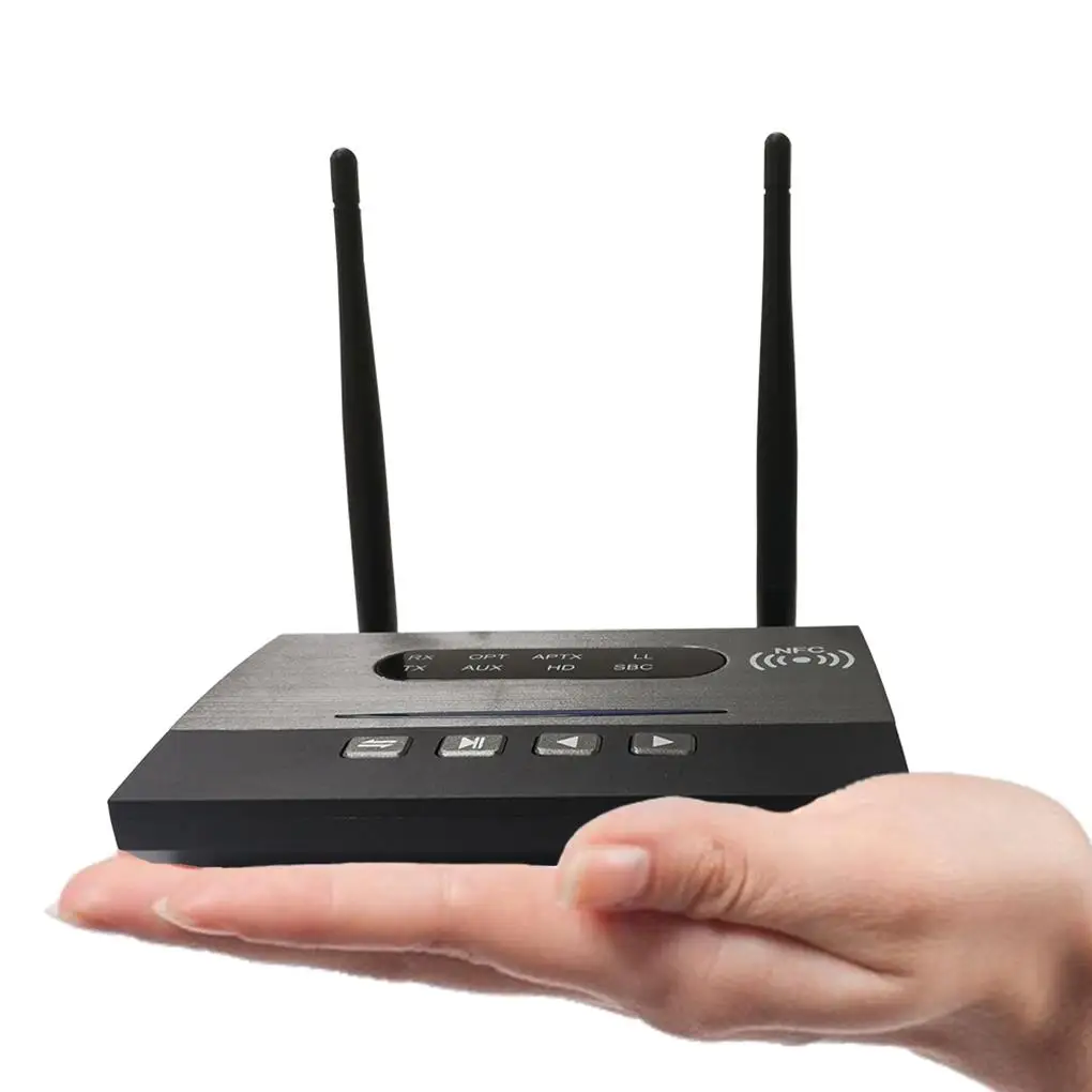 NFC 80 м длинный Диапазон Bluetooth 5,0 передатчик приемник низкая задержка HD Spdif RCA AUX 3,5 мм музыкальный аудио адаптер