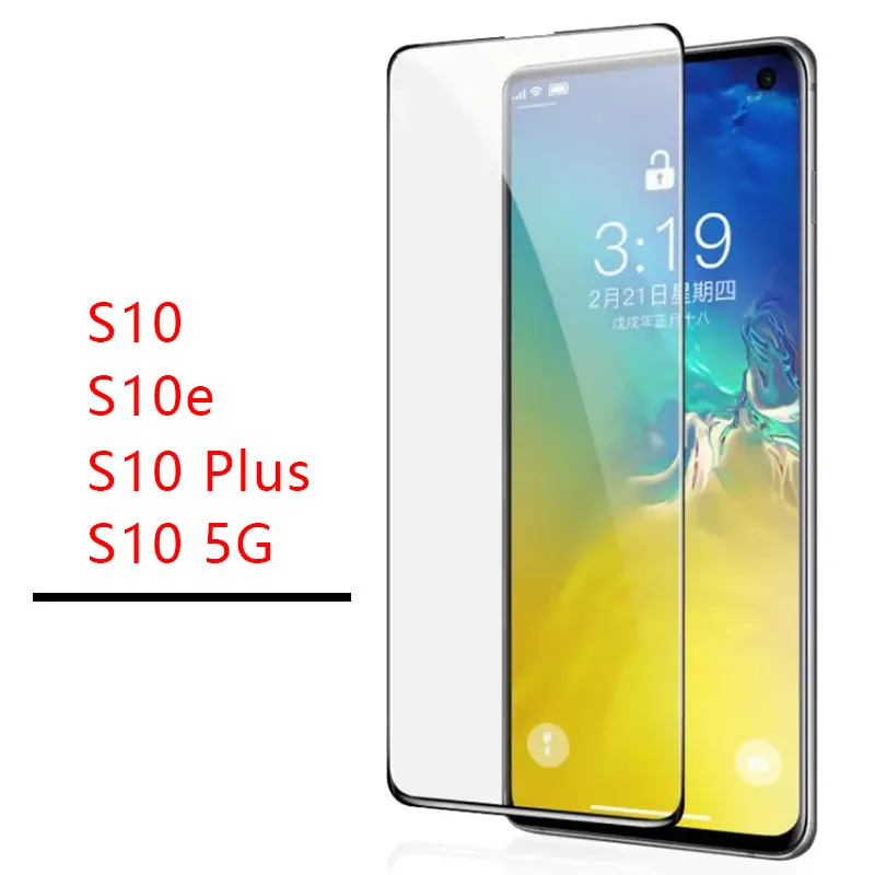 

protective glass for samsung s10 plus screen protector tempered glas on galaxy s10e s 10 e 5g 10s s10plus film samsun samsumg 3d