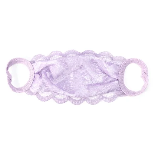 Purple Хлопковые Кружевные маски для лица рот нос безопасный респиратор Велоспорт Анти-пыль Мода X5XC - Цвет: Purple