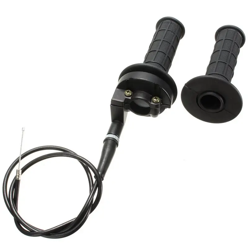 22mm Twist Throttle Hand Grip& Cable For ATV Quad Pit Dirt Bike 50 to 190 cc