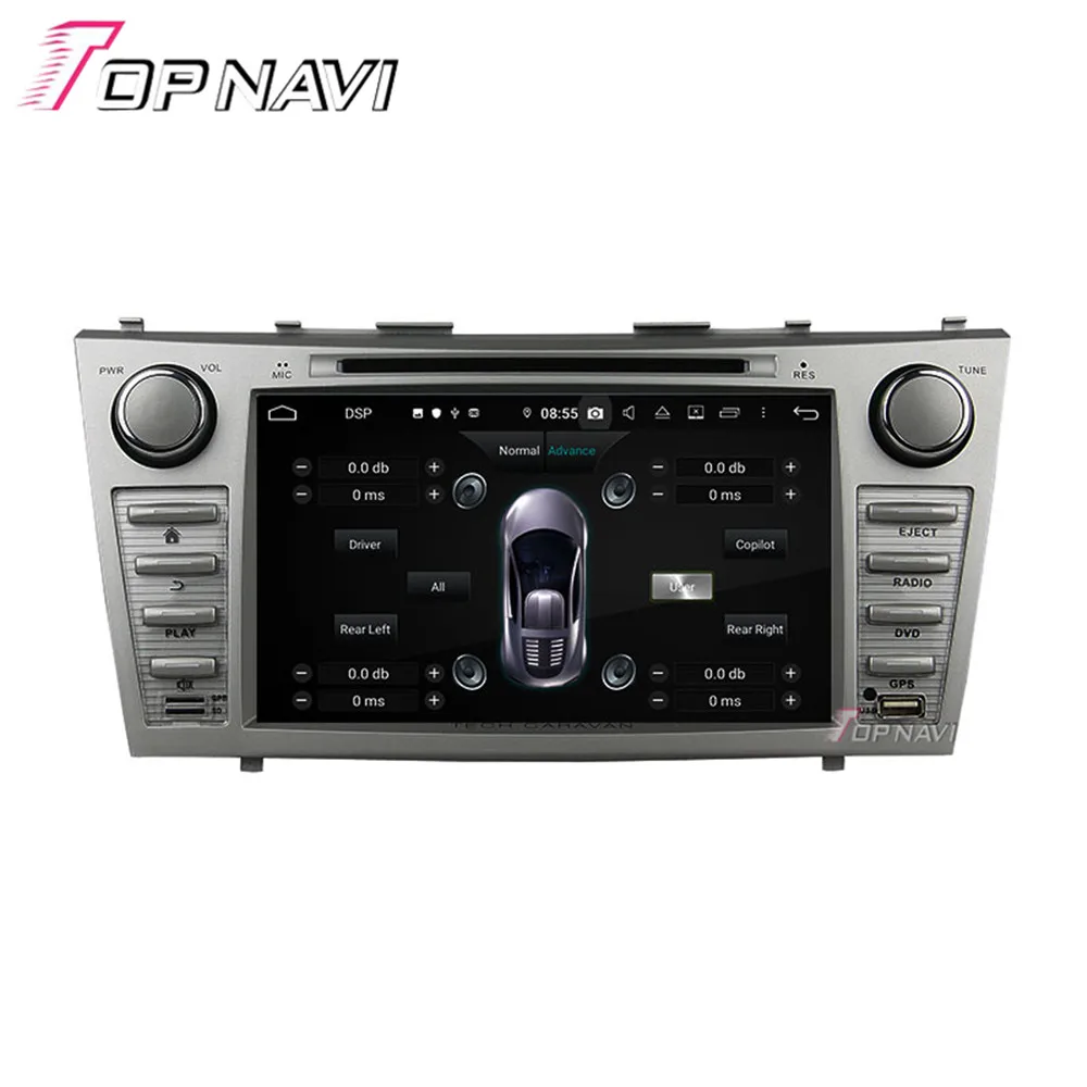 TOPNAVI Android 9,0 автомобильный DVD стереосистема CD плеер для Toyota CAMRY 2007 2008 2009 2010 2011 радио gps навигация аудио стерео 2Din