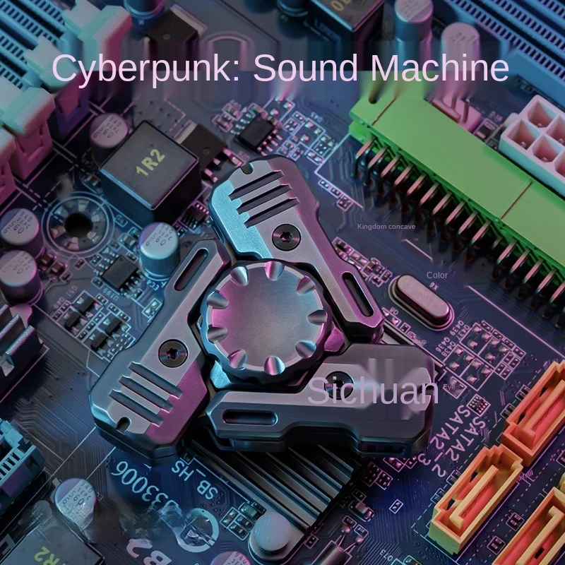 Акустический механический гироскоп для пальцев Cyberpunk металлическая игрушка