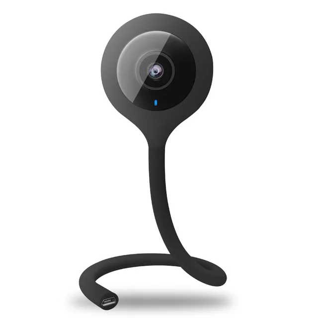 Черный Digoo 2,1 мм DG-QB0 720P беспроводная wifi умная домашняя ip-камера монитор для малышей уход за детьми удобный Три цвета Мини Гибкий - Цвет: Черный
