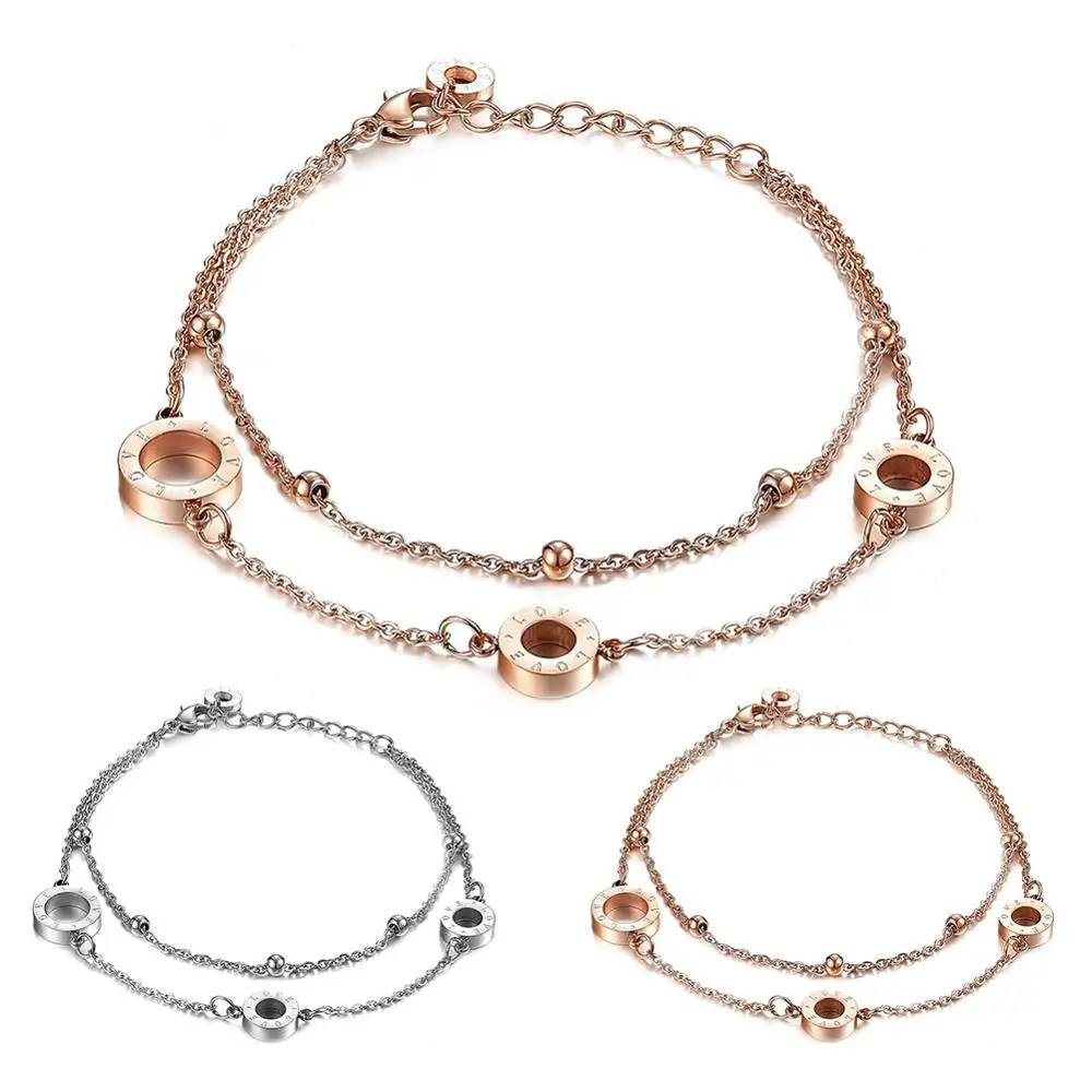Браслет на ногу женский эластичный 1/2 рядов|leg bracelets for women|leg braceletstretch anklets |
