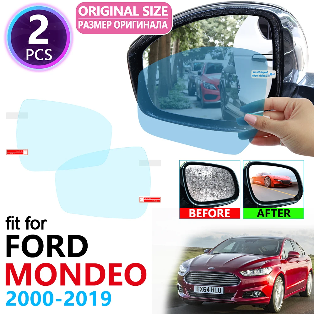 Для Ford Mondeo mk3 mk4 mk5 Fusion 2000 ~ 2019 полное покрытие зеркало заднего вида непромокаемая