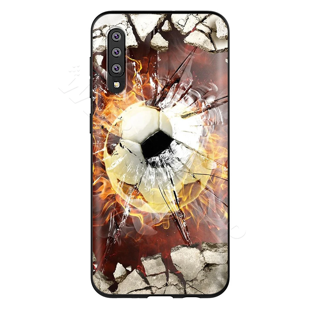 3 Webbedepp Футбол спортивный Чехол для samsung Galaxy S7 S8 S9 S10 Edge Plus Note 10 8 9 A10 A20 A30 A40 A50 A60 A70 - Цвет: 3