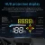 M17 hud obd head up display OBD2 GPS Двойная система Скорость лобового стекла Проектор Охранная сигнализация Температура воды Превышение скорости Об / мин Напряжение