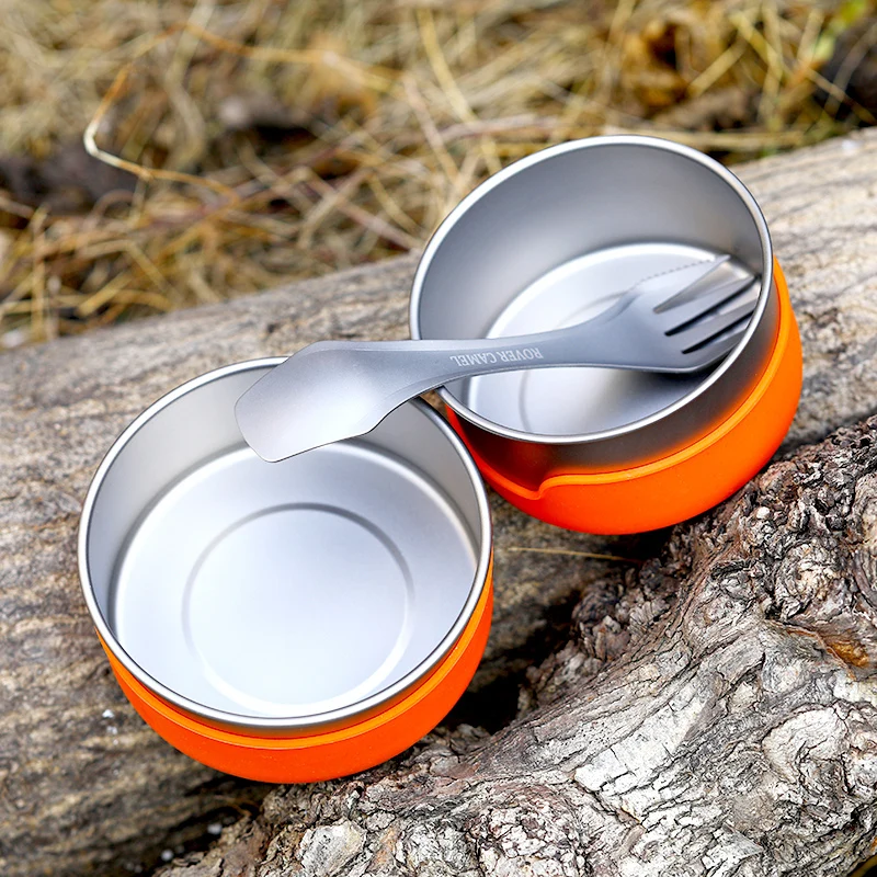 Комплект легких титановых ложек и вилок 3 в 1 для кемпинга Rover Camel|rover camel|camping setcamping
