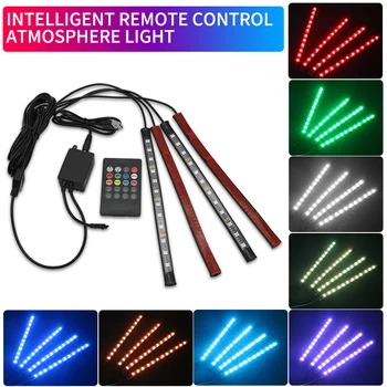 

RGB LED Strip Light For Honda CR-V Civic XR-V CR-Z Dio Fit Envix Greiz Accord Gazz Atmosphere Lamps Car Interior Light