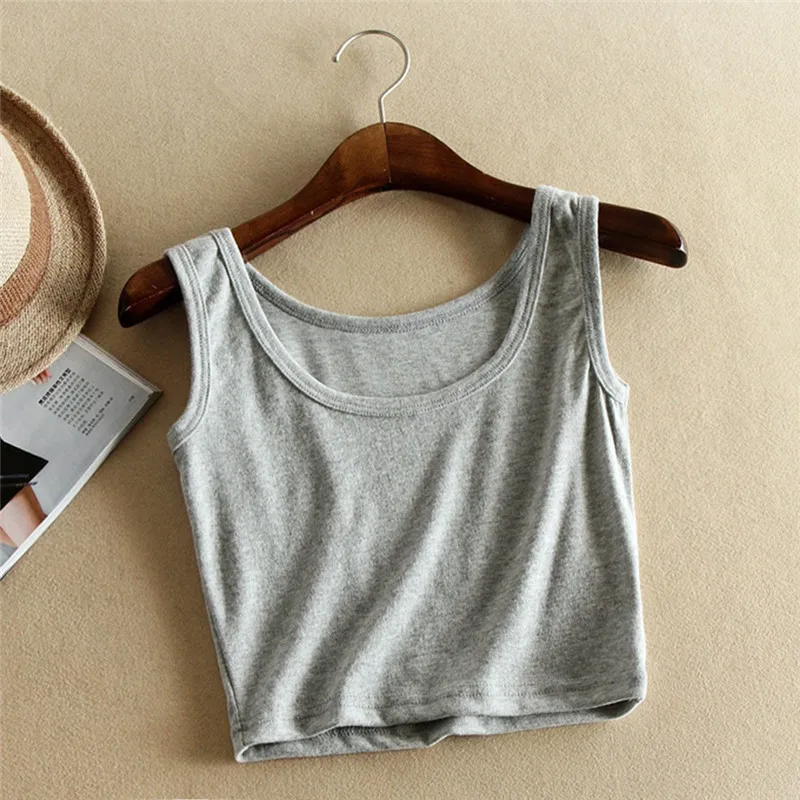 Женский короткий спортивный короткий топ, Летний стиль, без рукавов, U Croptops, топы для фитнеса, спортзала, женский жилет, Топ