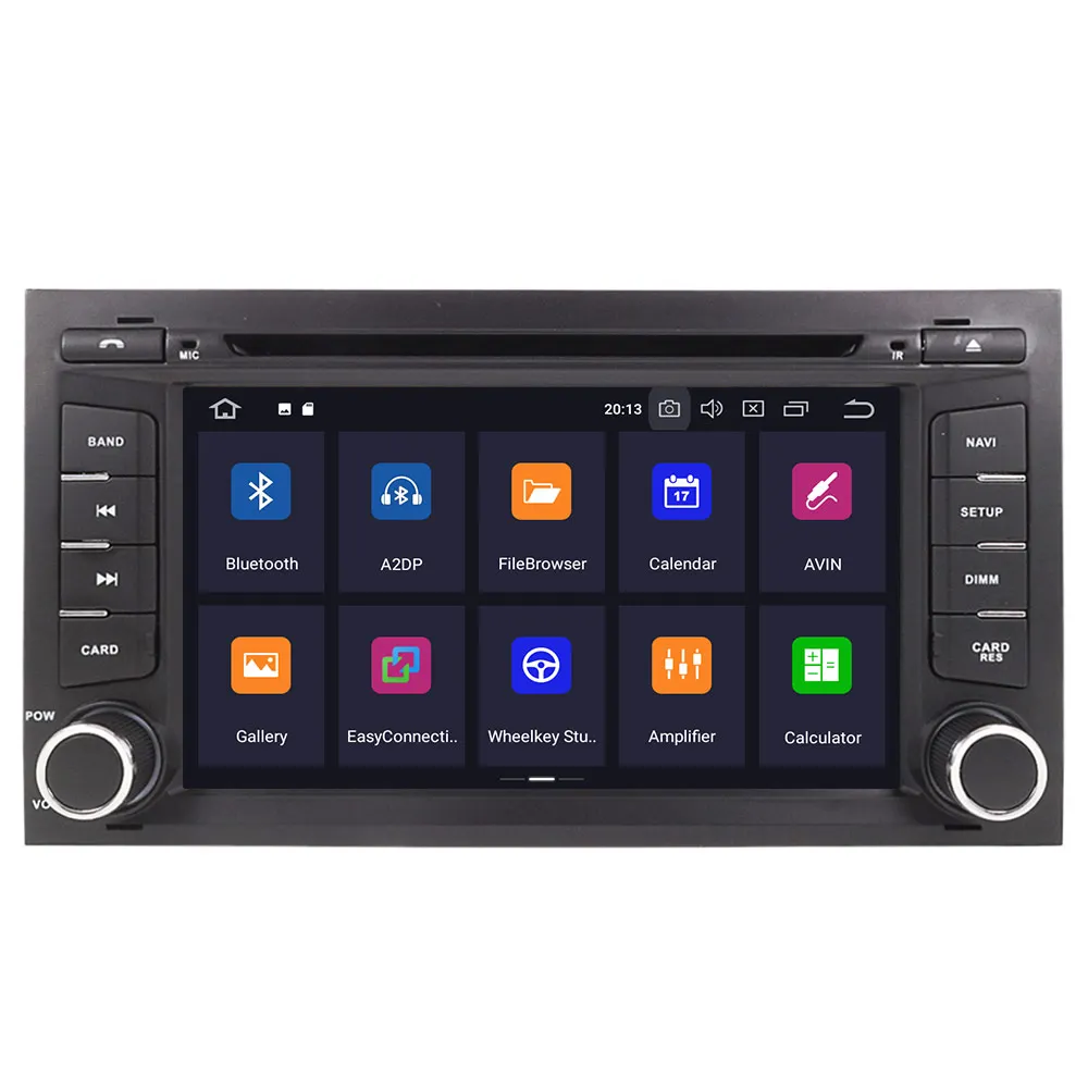 Perfect Android 9 4+64G DSP Car DVD Player GPS navigation For SEAT Ibiza Leon 2012 - 2017 MK4 head unit multimedia player tape recorder 3