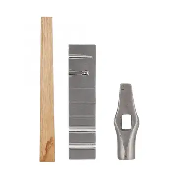 

Professional Ring Bracelet Channel Bangle Groove DIY Jewelry Making Processing Tool with Hammer Convenient to Use Jewelry Tool