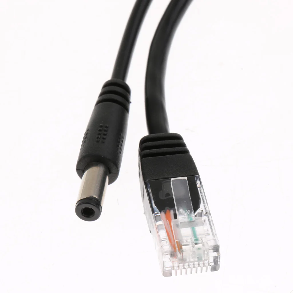 1Piece Active 12V PoE Power Over Ethernet Splitter Adapter IEEE 802.3af 10/100Mbps