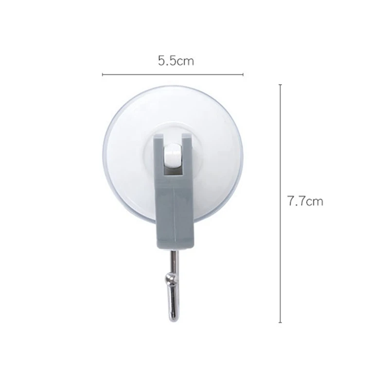 Household Reusable Suction Cup Hook No Trace Suction Cup Hook Portable Simple Strong Vacuum Hook