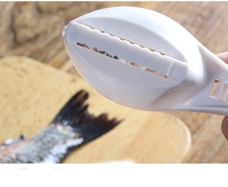 Fish Skin Brush Scraping Fishing Scale Brush Graters Fast Remove Fish knife Cleaning Peeler Scaler Scraper With Knife Device (17)