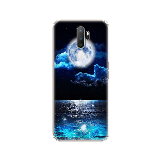 For Oppo A9 A5 2020 Case Soft TPU Phone Shell Back For OPPOA9 OPPOA5 A 9 Coque A 5 Cover Silicon Protective Funda 6.5" cat