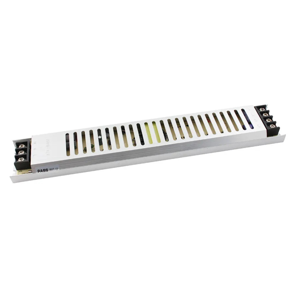 Ультра тонкий светодиодный AC Питание DC 12V LED трансформаторы DC12V 60W 100W 150W 200W 300W 220V DC Питание для Светодиодный полоски