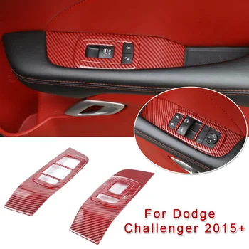 

Cover Decoration Trim For Dodge Challenger 2015+ Carbon Style Window Switch