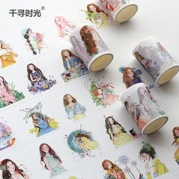 

1set/1lot Washi Masking Tapes Sen girl series Decorative Adhesive Scrapbooking DIY Paper Japanese Stickers 3M