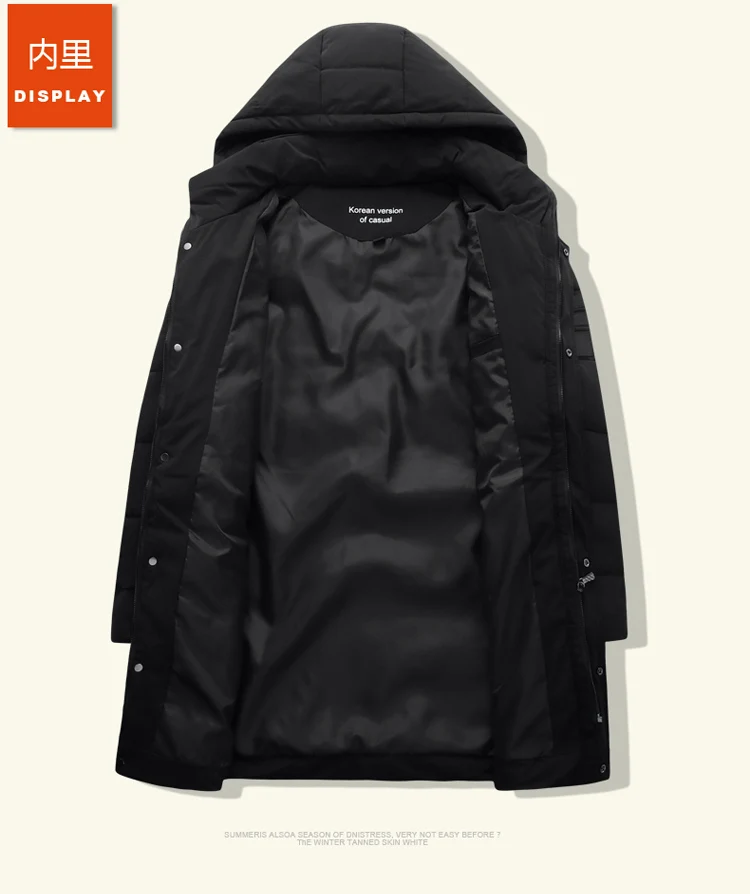 Размера плюс 8XL 7XL; зимняя Модная брендовая куртка Для мужчин s Толстая с капюшоном уличная куртка-парка в Корейском стиле; утепленные пузырь пальто Для мужчин Костюмы