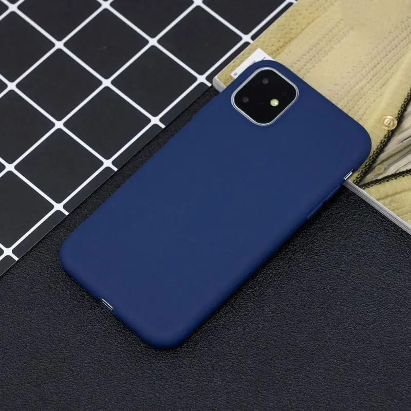 

TPU Phone Case For IPhone 11 Pro MAX Phone Protective Cover Anti-scratch Candy Color Leather Magnetic Flip Cover Phone Case