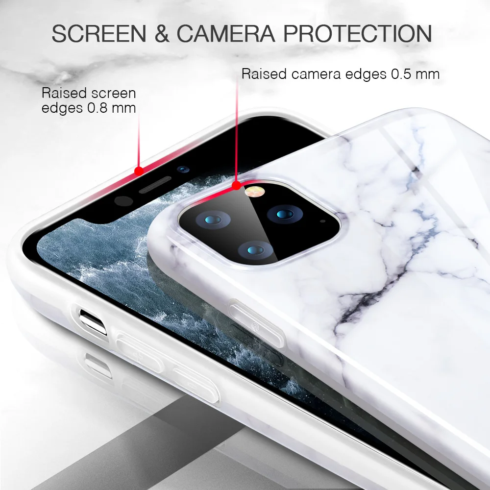 Чехол ESR для iPhone 11 Pro Max, тонкий мягкий, гибкий, из ТПУ чехол с мраморным рисунком для iPhone 11 11 Pro, аксессуары для телефонов