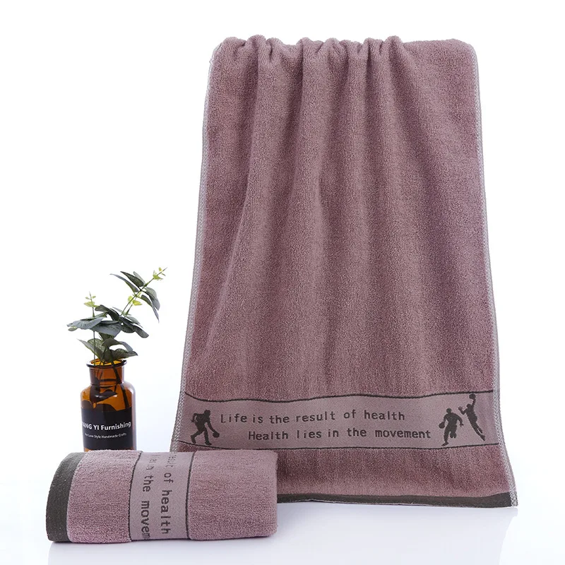 Cotton thicked bath towel 40x90cm long sport towel face towel Cotton Fiber Natural Eco-friendly Bath Towel hand towel