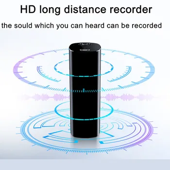 

Mini Long Time Voice Activated Recorder hidden Dictaphone Digital Audio Recording Noise Reduction Record with Magnetic