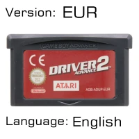 Driver 2 Advance EUR 32 бит видеоигры картридж Консоли Карты для nintendo GBA RAC гоночная игра серии Edition - Цвет: Driver 2 Advance EUR