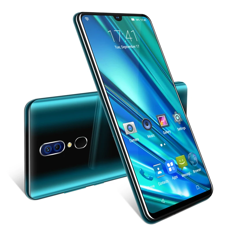 Смартфон XGODY 9T Pro 6,2" 19:9, Android 9,0, 2 ГБ, 16 ГБ, экран капли воды, мобильный телефон MTK6580, четыре ядра, две sim-карты, gps, 5 МП, 2800 мАч