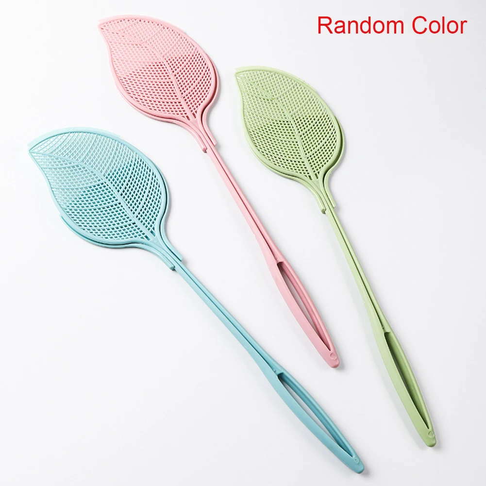 Trap Pest Control With Dustpan Manual Long Handle Fly Swatter Anti Mosquito Durable Household Plastic Insect Killer Repellents