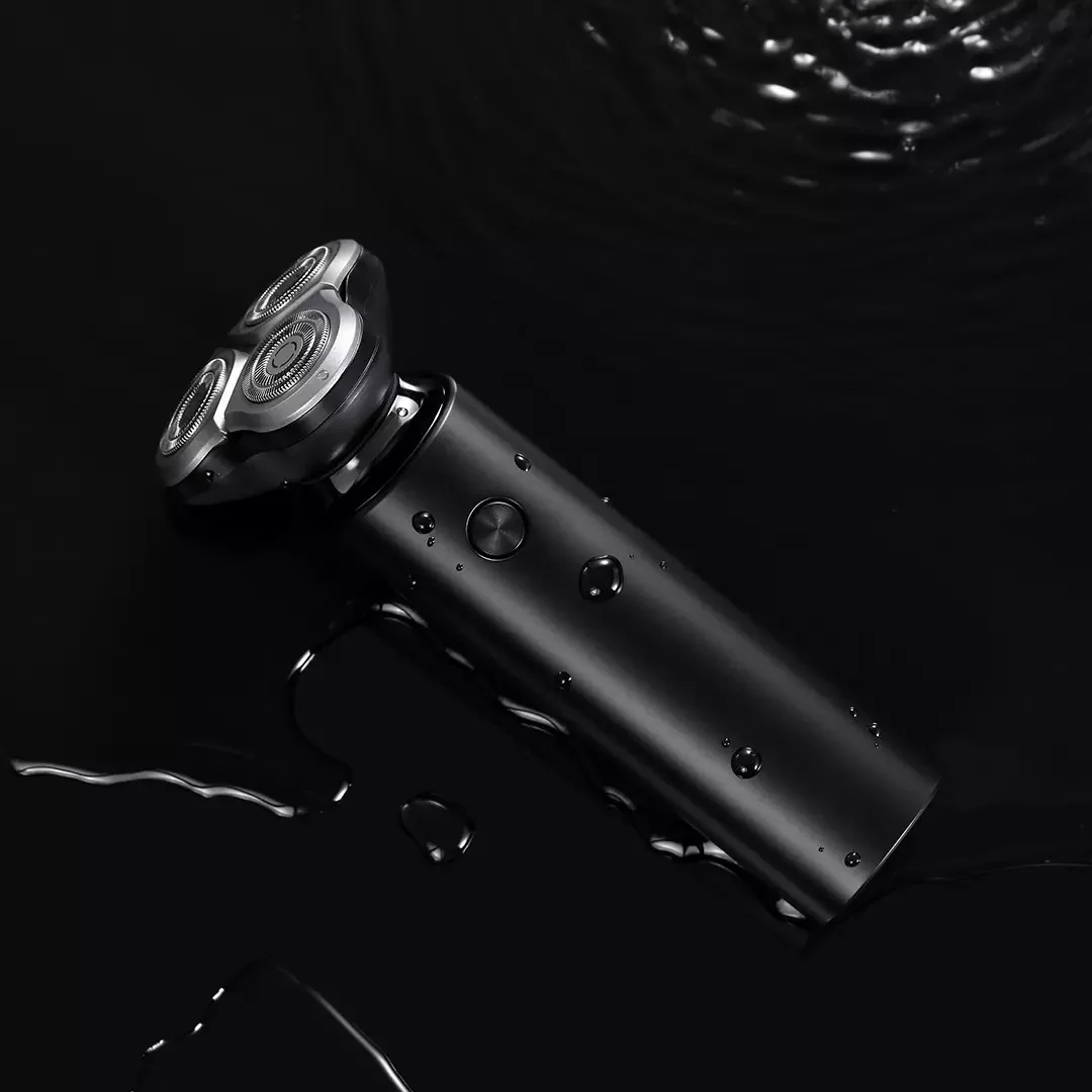 Xiaomi Mijia электробритва S500 Мужская бритва триммер для бороды 3 головки гибкий сухой влажный моющийся основной-суб двойной режим лезвия удобная чистка