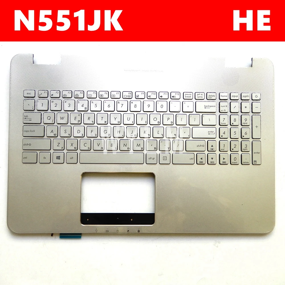 N551JK крышка клавиатуры для ASUS N551JX N551JM N551JB G551JK G551J двуязычная Клавиатура ноутбука