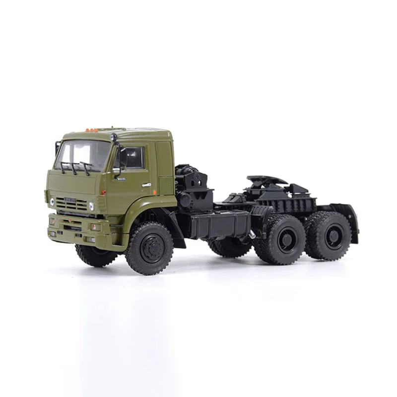 

Russia Camas-65225 Multi-purpose Simulation Alloy Trailer Head Collection Toy Model 1/43 Scale Towing Transporter Metal Car Toy