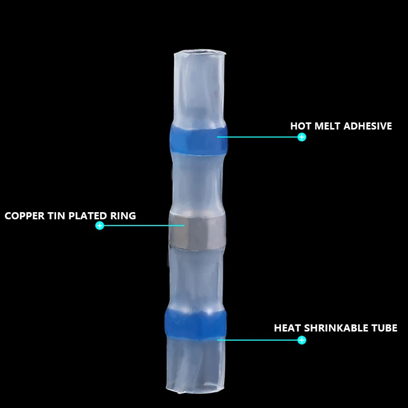 SST 10/20/50 шт термоусадочный сварочный рукав Клеммная изоляция водонепроницаемый стыковый провод соединитель провода сварочный терминал быстрый