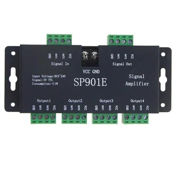 

WS2812B WS2811 SPI Signal Amplifier Repeater, for WS2813 SK6812 WS2815 WS2801 RGB Addressable LED Pixel Strip Light DC 5V~24V