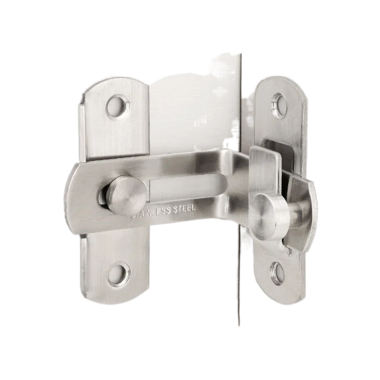 Indoor bold safety catch locked security door open outside chain buckle free punching entrance doors | Обустройство дома