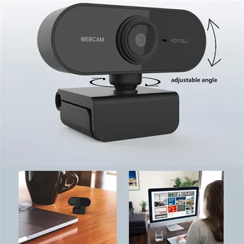 

USB HD Web Digital Camera Webcam 1080P Driver-free Video Conference Webcam With Microphone for Desktop Laptop PC Computer