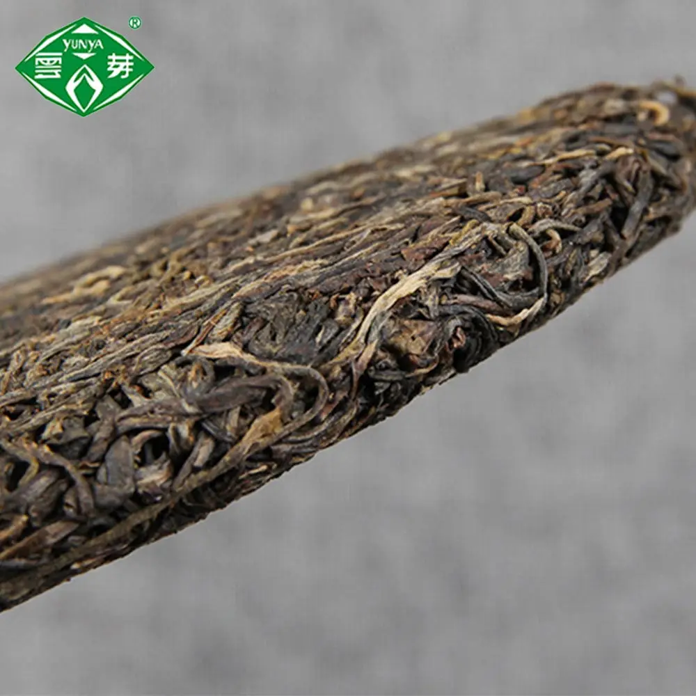 Puwen 2007 сырой чай пуэр "Yunya" Pu-rrh Te Pu-erh Peafowl's Hometown Qizi Shen Pu-erh Cake 400 г