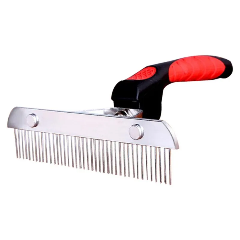 Pet Dog Comb Grooming Brusher Extra Large Pet Rake Brush Stainless