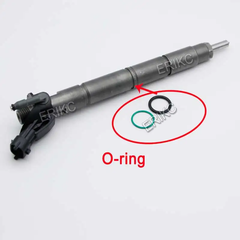 ERIKC Pizeo O-ring Viton Fuel Injector E1023504 Piezo Injection Rubber Seal Ring 2pcs for BOSH Repair Kits (1)