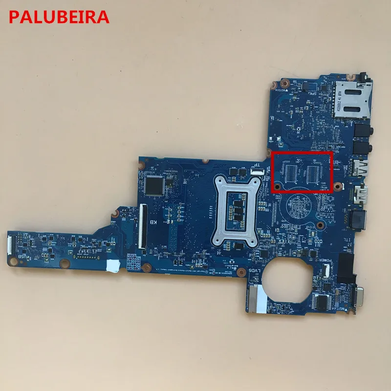 PALUBEIRA 685783-001 аккумулятор большой емкости для hp CQ45 450 1000 2000 системная материнская плата для ноутбука DDR3 тестирование работы