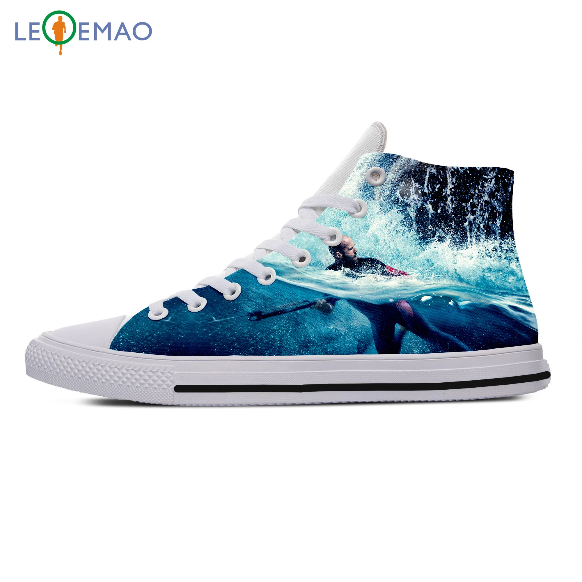 

Custom Spring Autumn Canvas Sneakers Jason Statham High Quality Handiness Flats Running Shoes Comfortable Big White Zapatillas