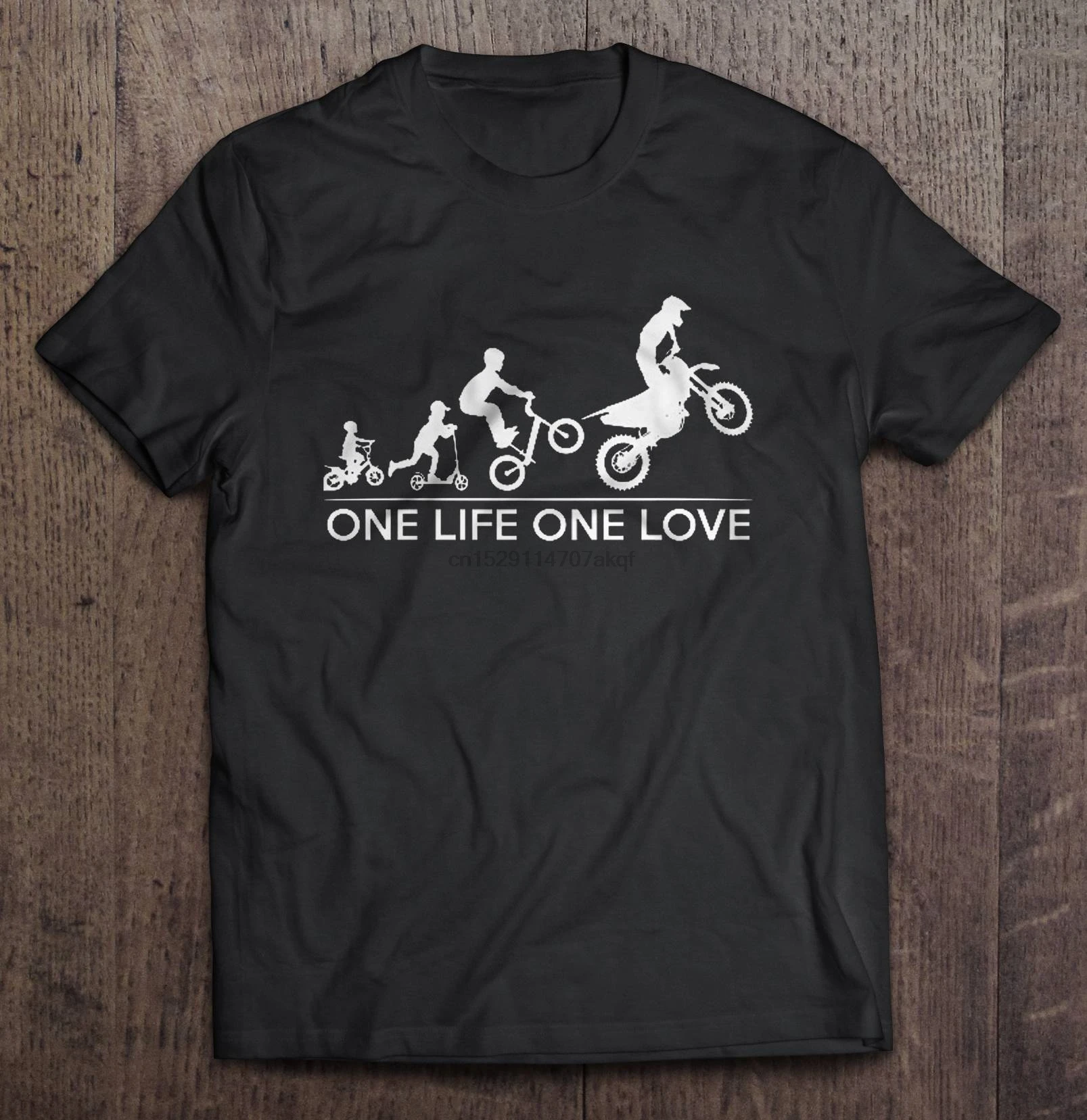 Мужская забавная футболка модная One Life Love женская для мотокросса|Футболки| |