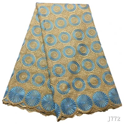 As picture Африканская кружевная ткань Королевский Синий Швейцарский Vole Lace 5 ярдов порошок вышитая польская хлопковая кружевная ткань Женская ткань HA772 - Цвет: As picture