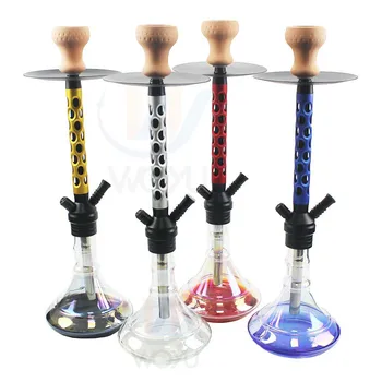 

Guangzhou new design dubai 60cm height chicha smoking narguile cheap wholesale egyptian glass hookahs aluminum shisha hookah