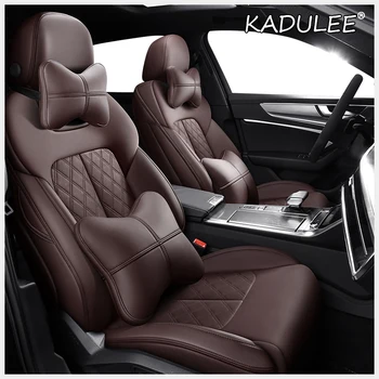 

KADULEE Custom Leather car seat covers For ROEWE 550 350 360 750 950 W5 E50 E950 E550 RX5 i6 ei6 RX3 ei5 RX8 i5 car seats