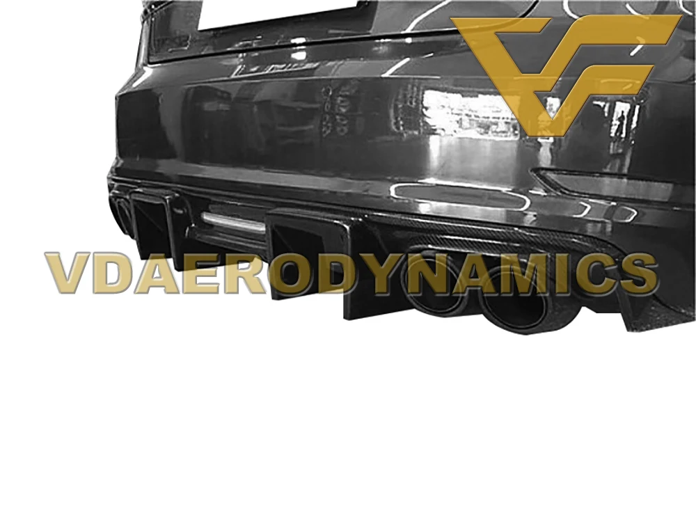 Подходит для 13-16 Audi 8V1 8VK S3 4Dr или хэтчбек HB VAD-V карбоновый задний диффузор для губ Бампер Комплект-3 вида стилей на выбор