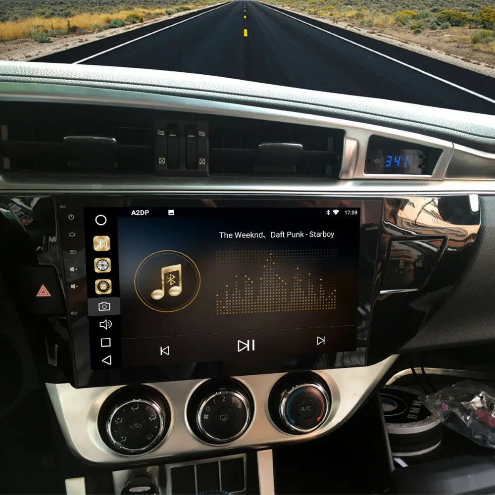 Автомобильный gps-навигатор для Toyota Corolla- Android 9,1 радио dvd-плеер wifi